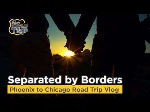 Couple Separated by Borders due to Covid - Phoenix to Chicago road trip vlog
