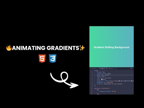 🔥Create a smooth Moving Gradient Background using CSS! 💡