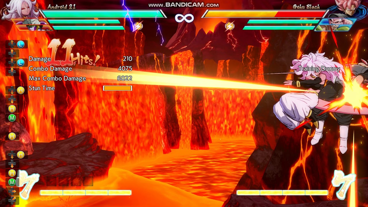 Android 21 Corner combo bnb extension w/ Frieza assist