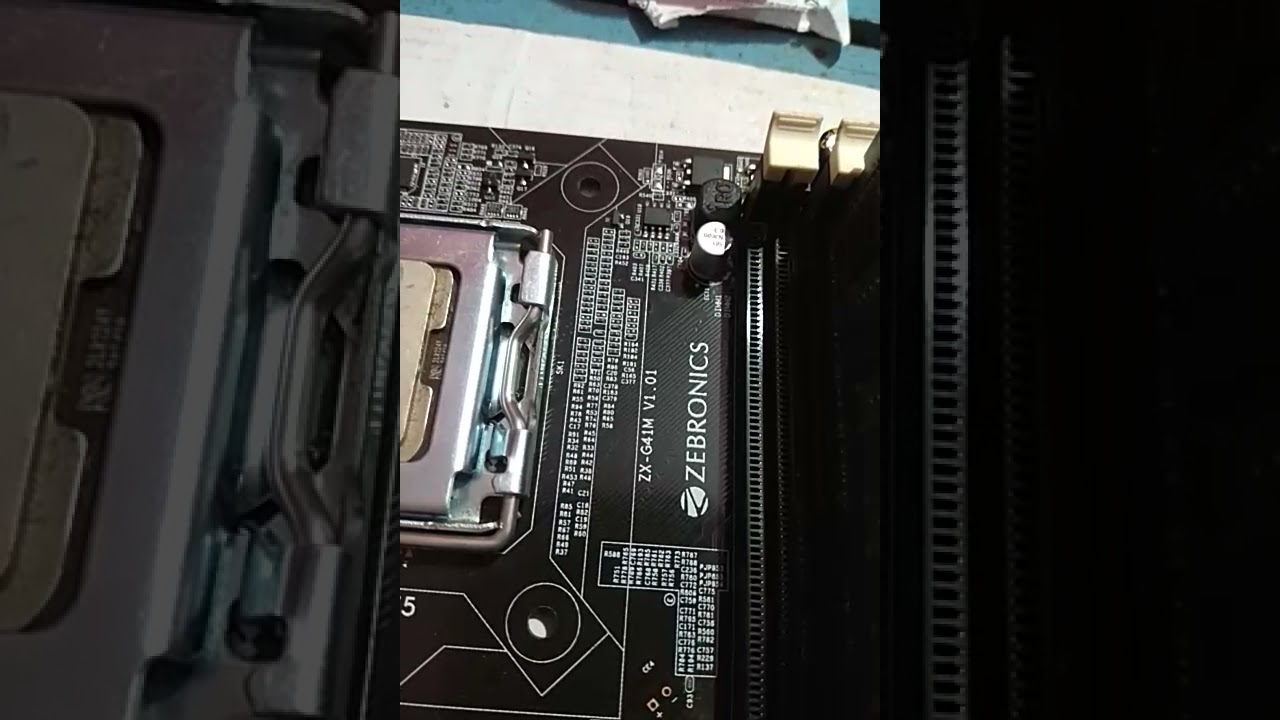 Zebronics g41 motherboard no display problem solved YouTube