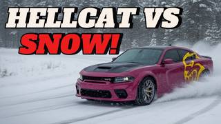 TAKING THE HELLCAT OUT IN THE SNOW! [FAIL]