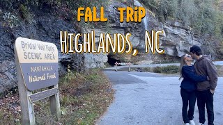 Fall Trip |  HIGHLANDS, NC |  Hiking, Restaurants, Waterfalls and More!