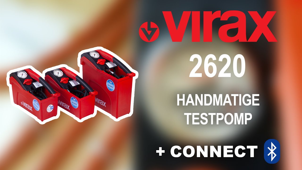 Testpomp handmatig + CONNECT - 2620 - VIRAX - NL