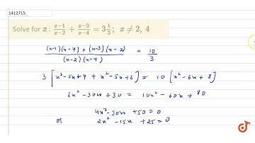 Solve for  ltmath gt  ltmi gtx lt/mi gt  lt/math gt :  ltmath gt  ltmrow gt  ltmfrac gt  ltmro