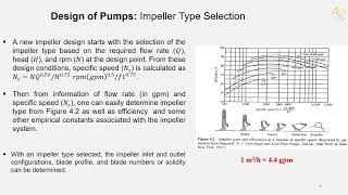Design Principles of Radial-Flow Pumps -Part 1