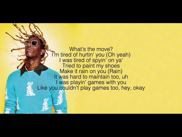 Young Thug - Whats The Move ft. Lil Uzi Vert (Official Lyric Video) class=