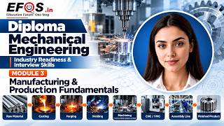 Information Module 3 | Manufacturing & Production Fundamentals | Diploma Mechanical Engineering | EFOS Guide