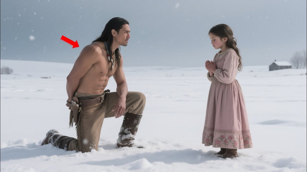 “Please Marry My Mama, Warrior… She’s All I Have Now,” Whispered the Little Girl to the Giant Apache