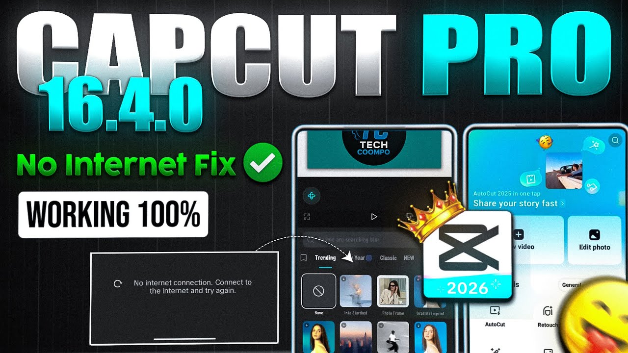 CapCut 16.4.0 UPDATE 🔥 | No Internet & Network Problem FIXED ✅ | CapCut Pro 2026
