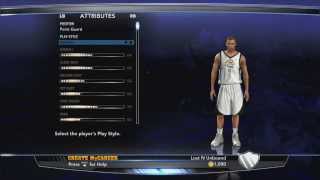 Nba 2k14 mycareer ep.1 | creation of an athletic pg | how to create the perfect myplayer
