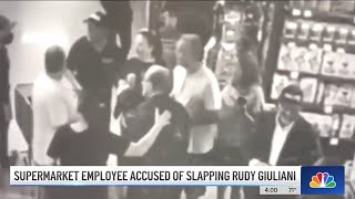 Rudy Giuliani Slapped by Supermarket Employee, Who's Now Charged With Assault  | NBC New York