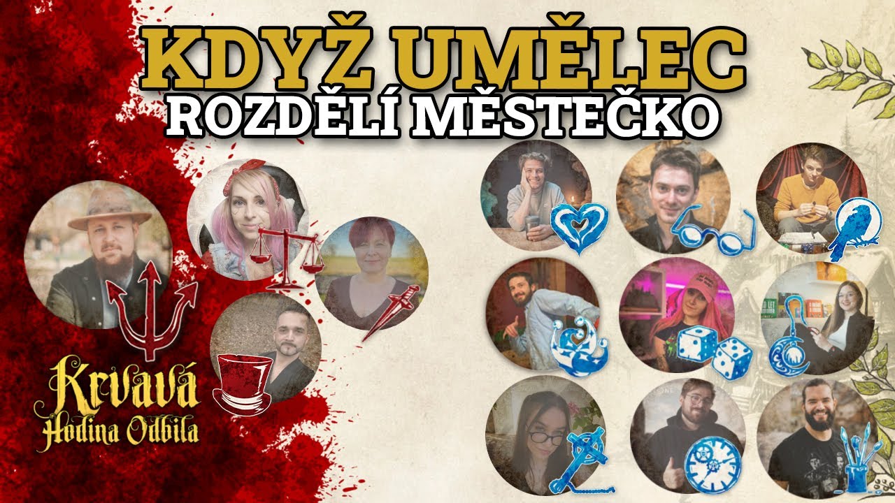 KRVAVÁ HODINA ODBILA | Když umělec rozdělí městečko | @Herdyn @menameselassie  @drok_alar