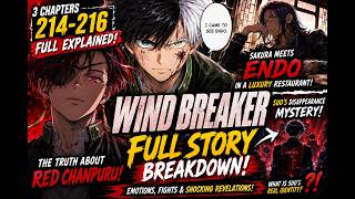 Wind Breaker Chapter 214-216 Full Explained in Hindi | Sakura vs Endo Final Build Up  #anime #manga