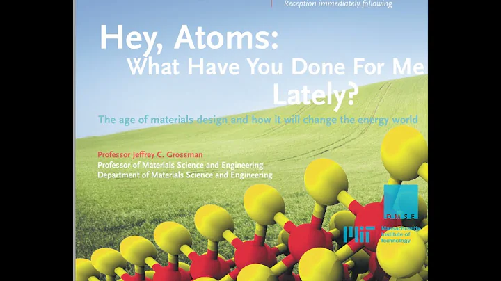 Wulff Lecture: Hey, Atoms: What Have You Done for ...