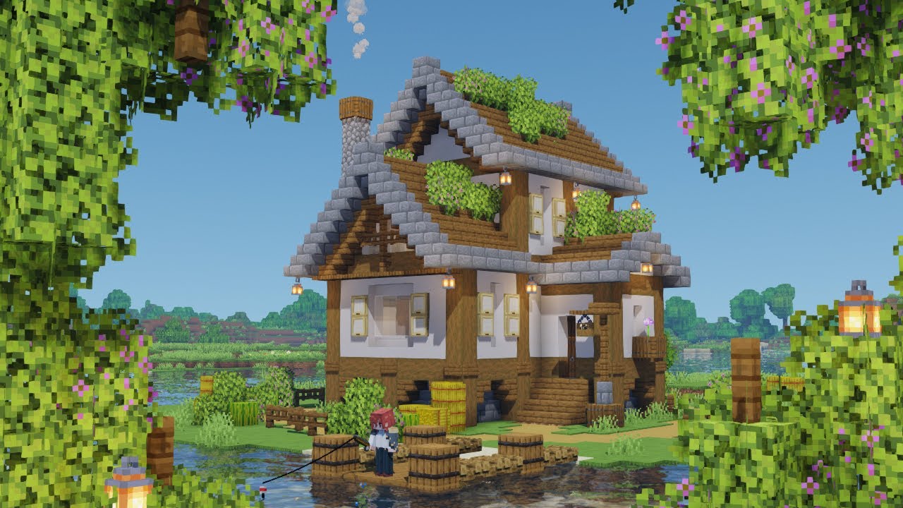 How To Build a COZY House + Decoration | Minecraft Tutorial - YouTube