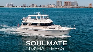 1987 Hatteras 63' Soulmate Tour | 26 North Yachts