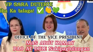 WOW OFFICE OF THE VICE PRESIDENT MAS PINALAWAK | MAS MARAMI MATUTULUNGAN #VPSARADUTERTE #SARADUTERTE