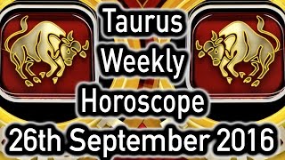 Taurus Weekly Horoscope From 26th September 2016 In Hindi | Prakash Astrologer
