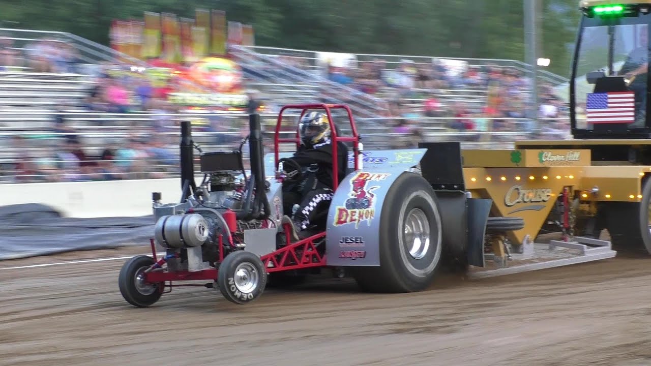 Tractor Pulling 2021 1,850lb. Modified Mini Tractors Pulling At