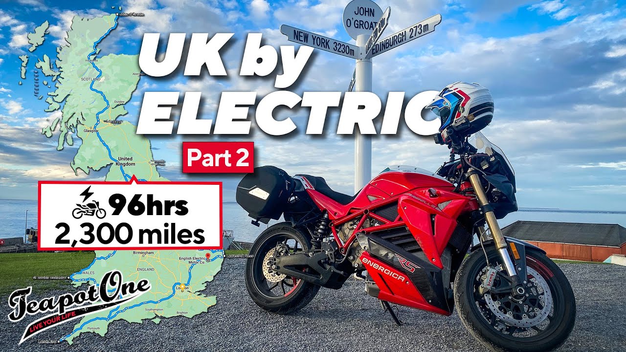 Ride an Electric Motorcycle Around the UK in LESS than 4 DAYS! part 2