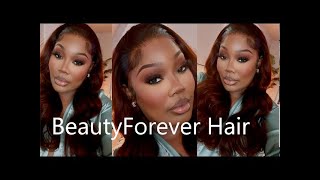 Lace frontal 33B body wave wig detailed tutorial | BeautyForever Hair
