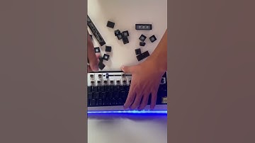 cleaning my ducky 1 2 mini #keyboard #asmr #cleaning #techtok #computer #shorts