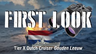 World of Warships - First Look: Tier X Dutch Cruiser Gouden Leeuw