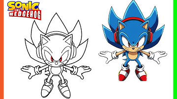Sonic Drawing for Beginners | Learn to Draw Sonic