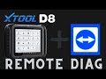 📲Ever tried remote diagnosis? XTOOL D8 Remote Control Demo (TeamViewer)