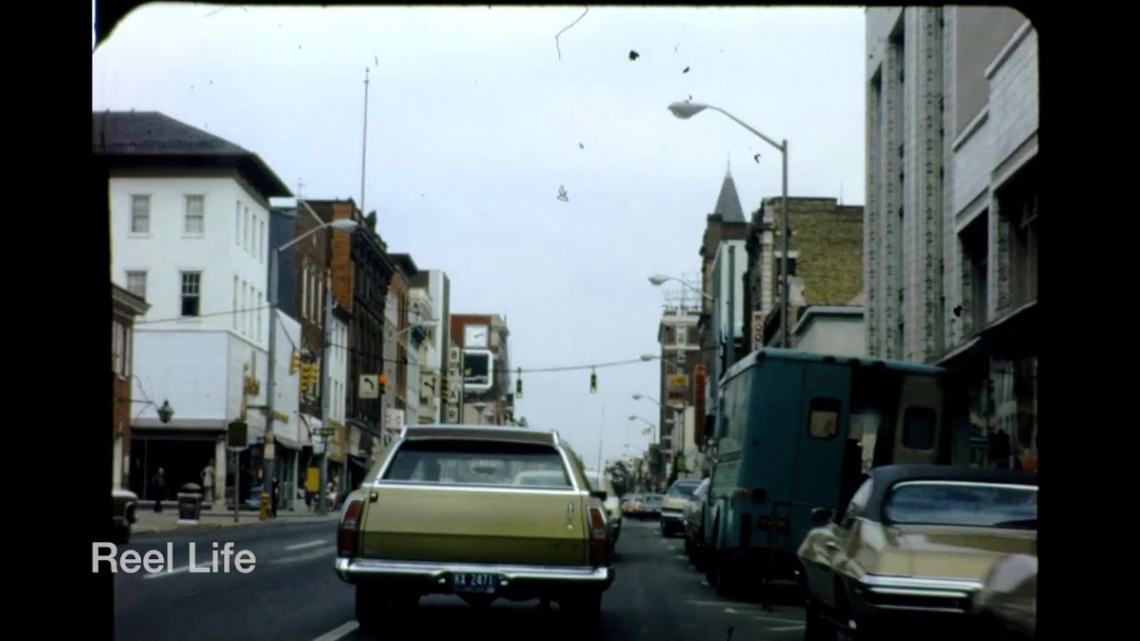 1975, Driving through York and on to Lock Haven, Pennsylvania