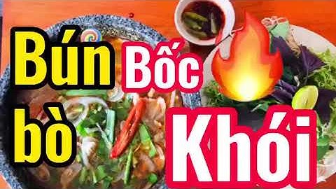 [Đà Lạt] - Bún bò bốc khói