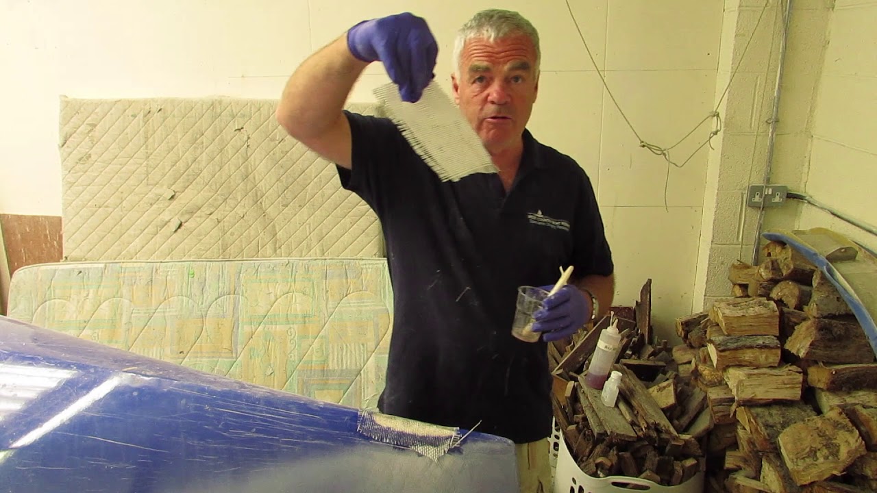 Simple glass fibre repair YouTube