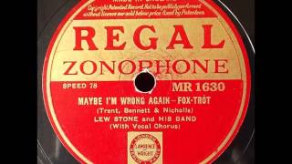 Maybe I'm wrong again, Lew Stone , 1935