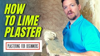 How To Lime Plaster A Wall FOR BEGINNERS | Full Process START TO FINISH!