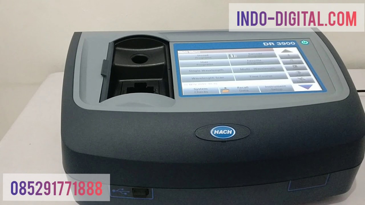 Alat Pengukur Konsentrasi Air Spectrophotometer DR3900 HACH indotester
