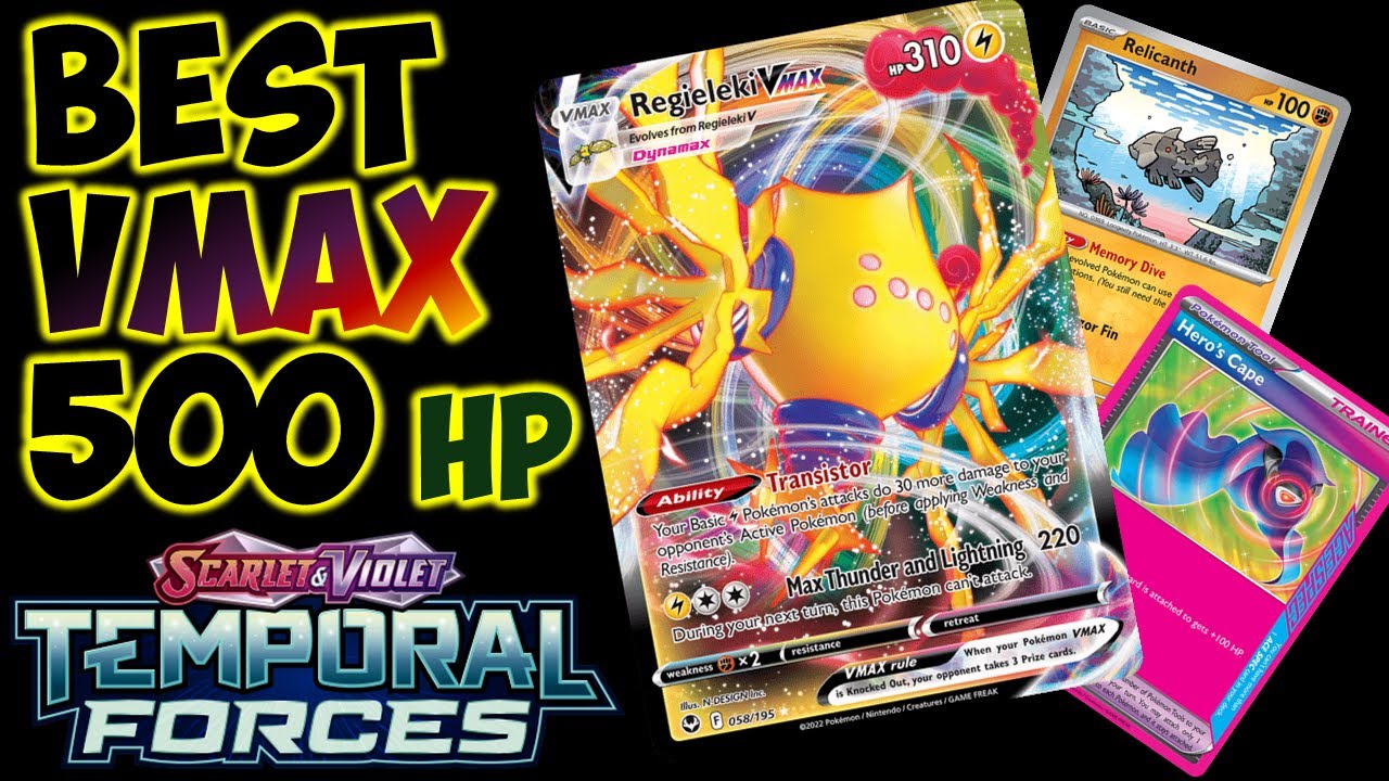 Regieleki VMAX has 500 HP with Temporal Forces?!?