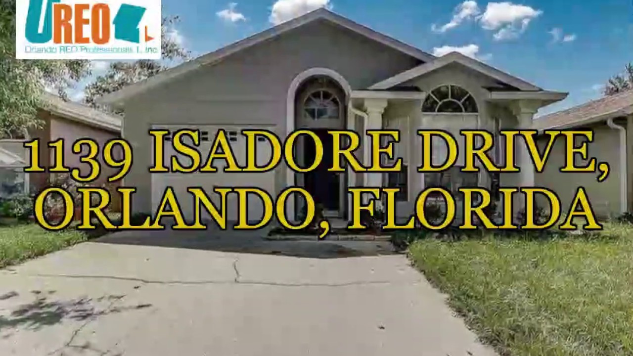 1139 ISADORE DRIVE, ORLANDO, Florida 32825 YouTube
