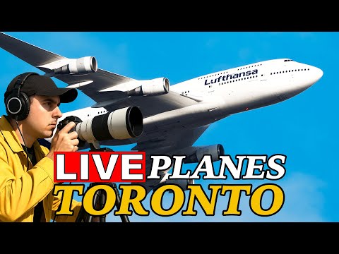 🔴LIVE Toronto (YYZ) Airport! 777s, A350s and more! July 30TH!
