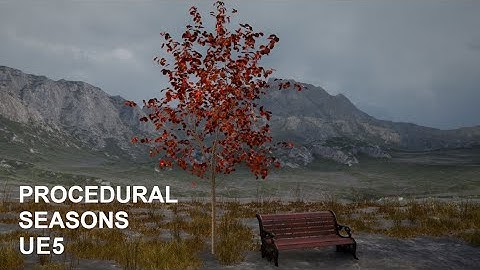 Procedural Seasons | Tree Growth | UE5