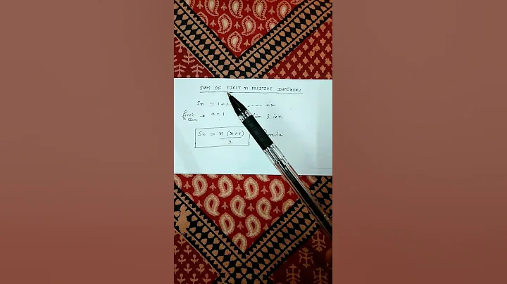 Sum of first n positive integer #shorts #youtube shorts #shorts video