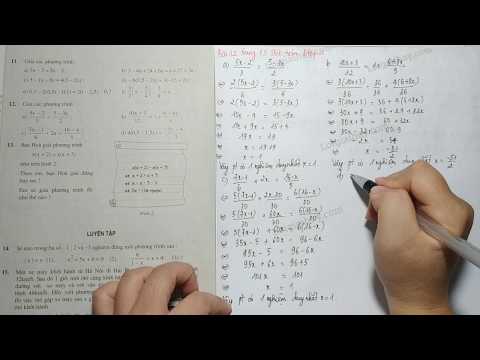 Video Giải bài 12 trang 13 SGK Toán 8 tập 2 - youtube
