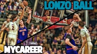 LONZO NASTIEST DUNK YOU WILL EVER SEE - NBA 2K17 LONZO BALL MyCareer