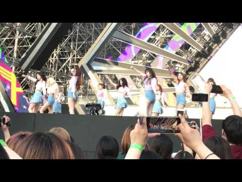 170603 Dream concert PRISTIN ♪Wee Woo
