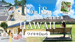 [ Hawaii旅 ]ワイキキ周遊！DFS、最新ショップ巡り、穴場ピクニック、打倒円安ハッピアワーで格安PIZZAディナー🍕ハワイ旅行