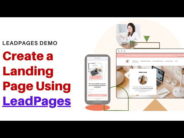 LeadPages Demo: How To Create a Landing Page Using LeadPages