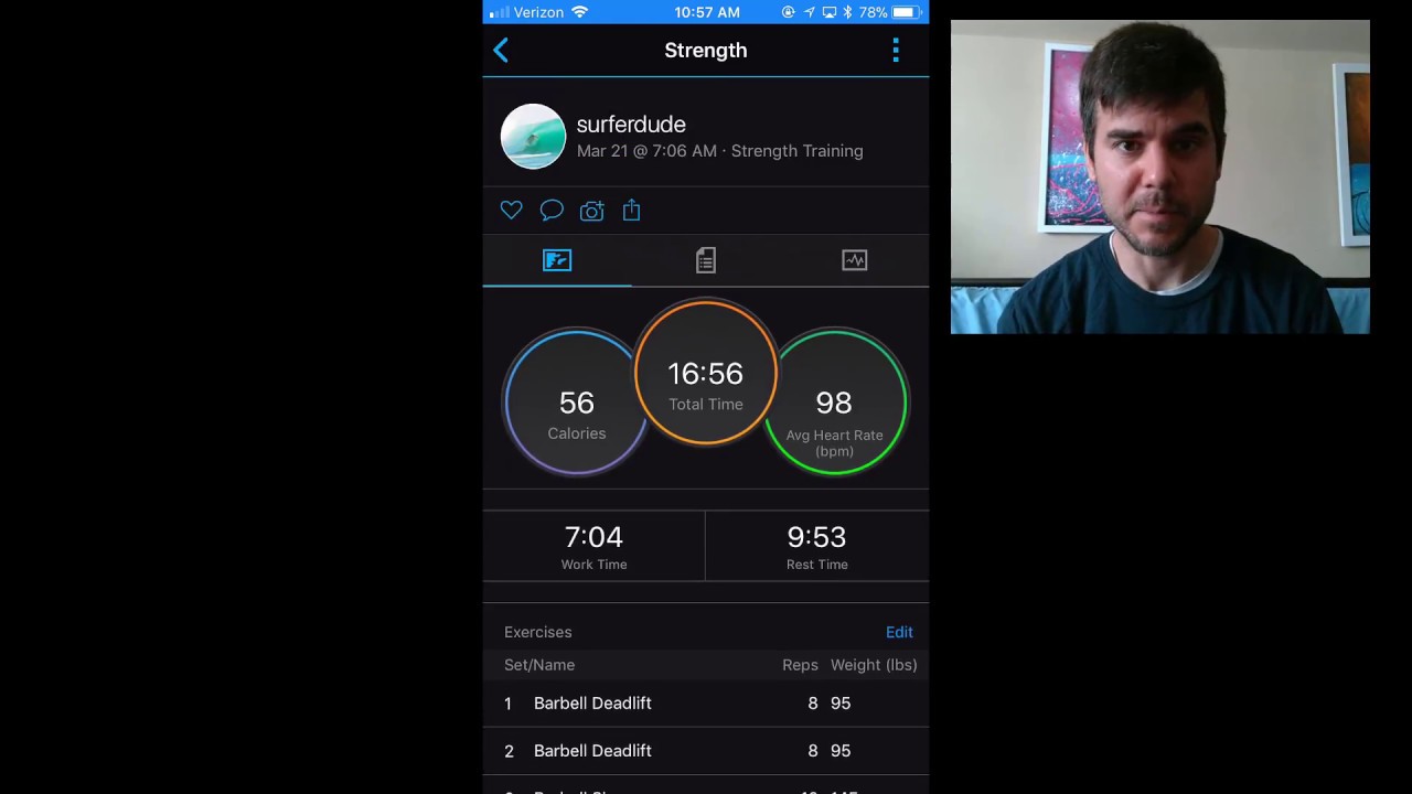 How to strength training on garmin watches - YouTube