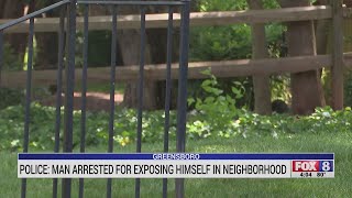 Man accused of exposing himself in Greensboro neighborhood