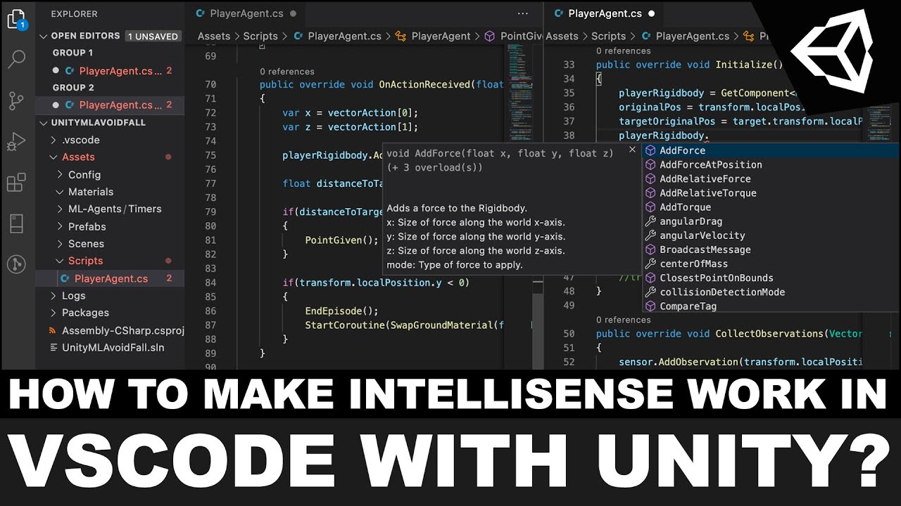 How To Make Intellisense Work In VSCode With Unity? - YouTube