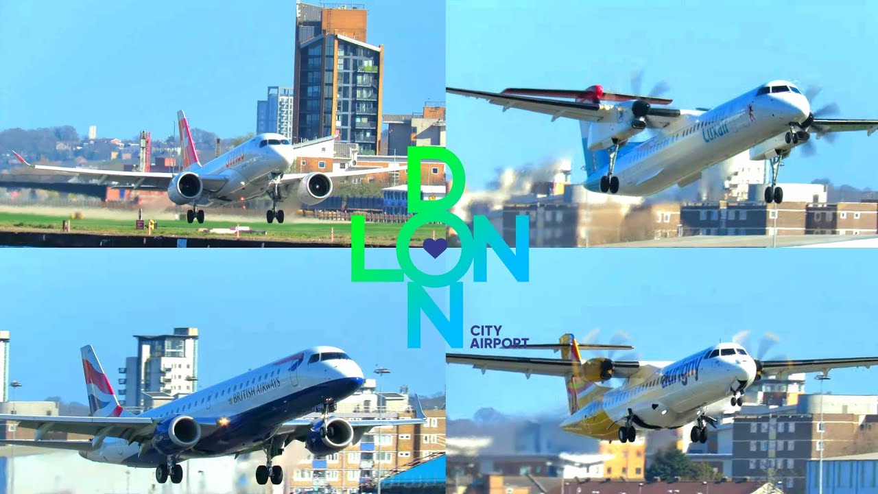 Evening Planespotting at London City Airport