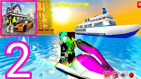 School Party Craft Game l Part 2- Gameplay Walkthrough-Water Scooter -(Android, IOS)